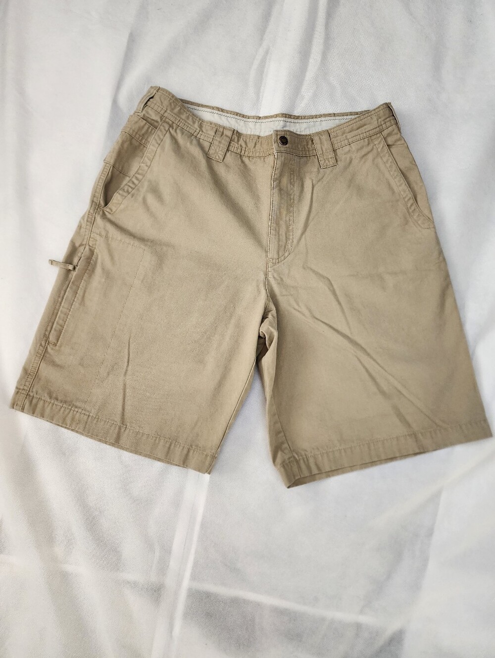 Vintage Columbia Men's Khaki Utility Shorts Size 34